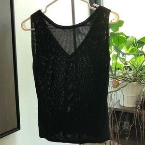 Massssimo Dutti KNIT TOP WITH A LOW BACK-size xs